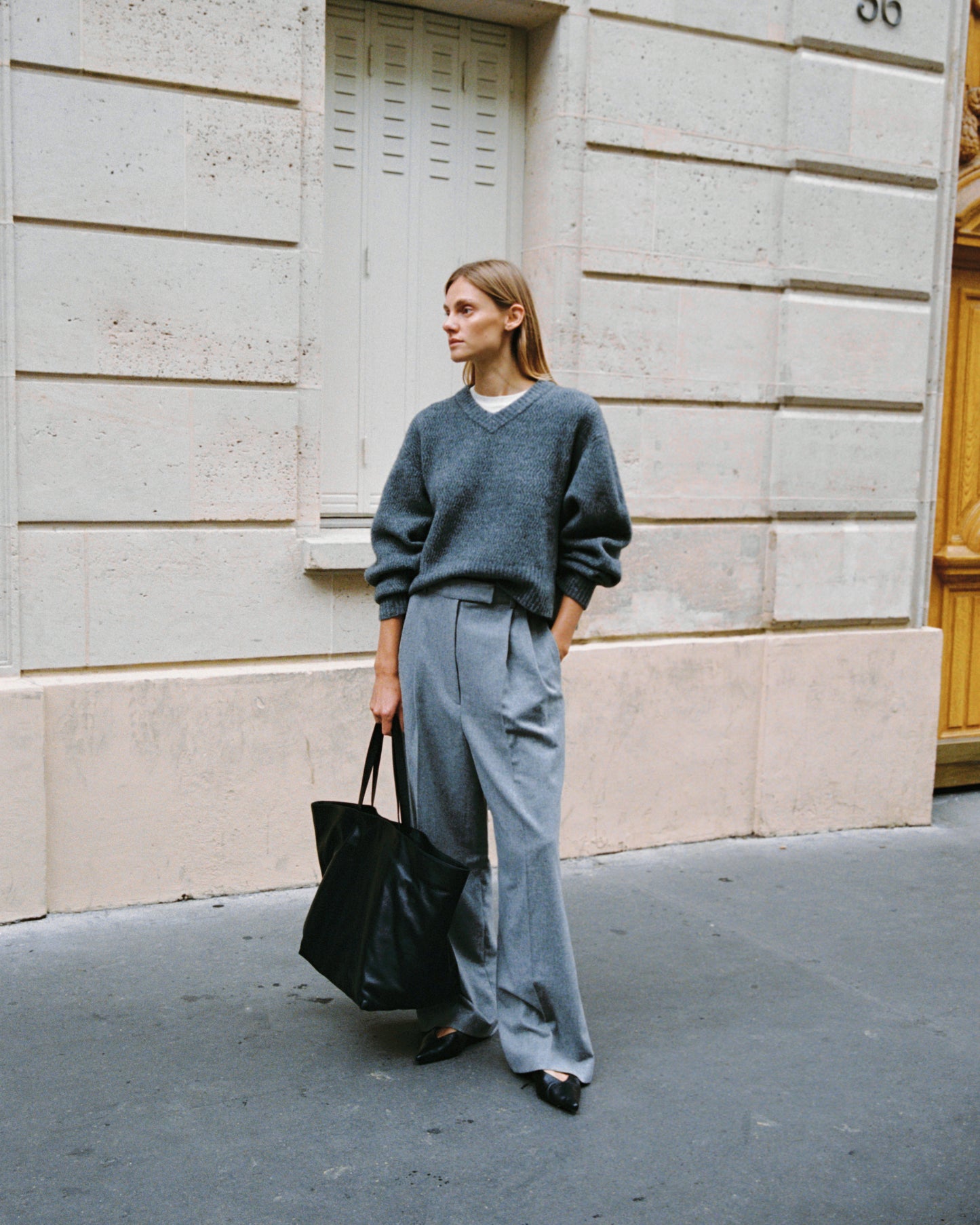 Lalune Trouser - Light Grey