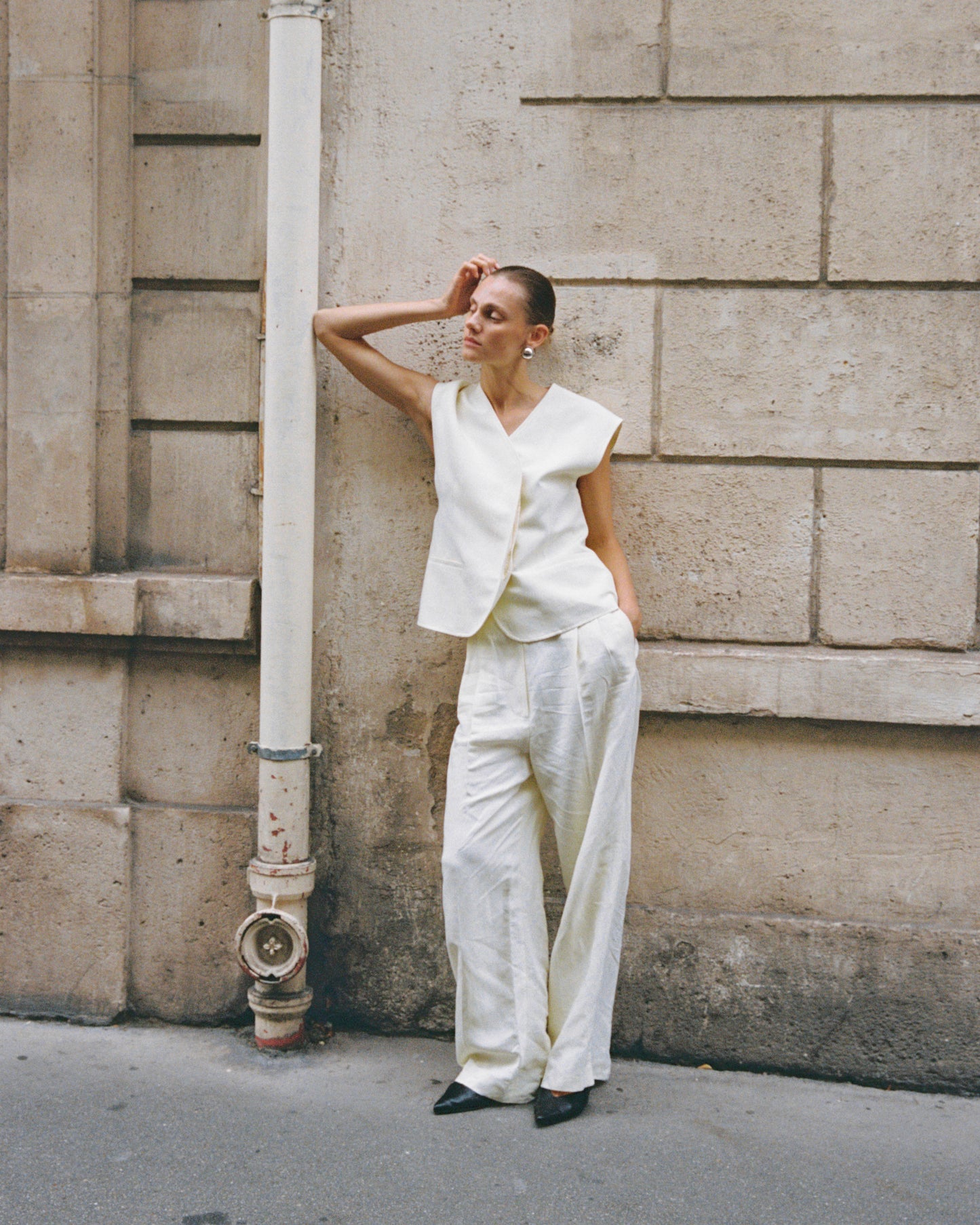 Lalune Trouser - Off-White