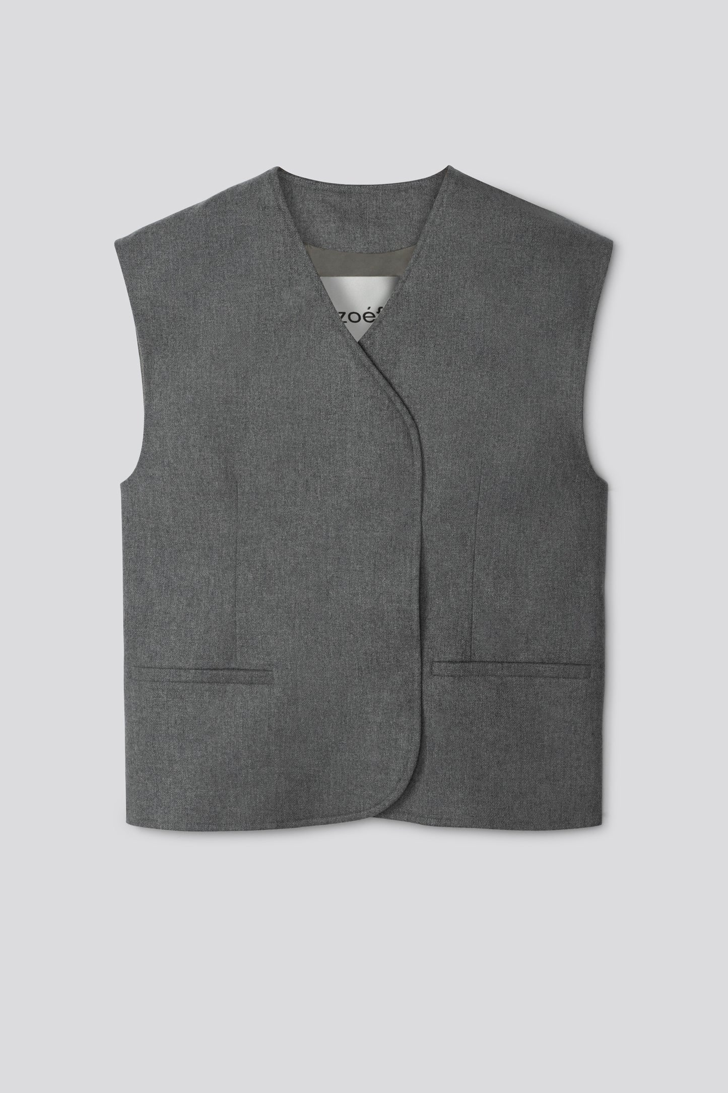 Noir Gilet - Light Grey